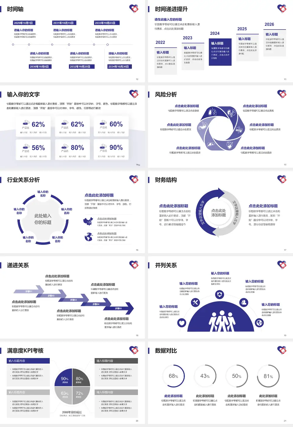 天津市南开区王顶堤医院病例分享与讨论PPT模板16:9格式幻灯片预览图3