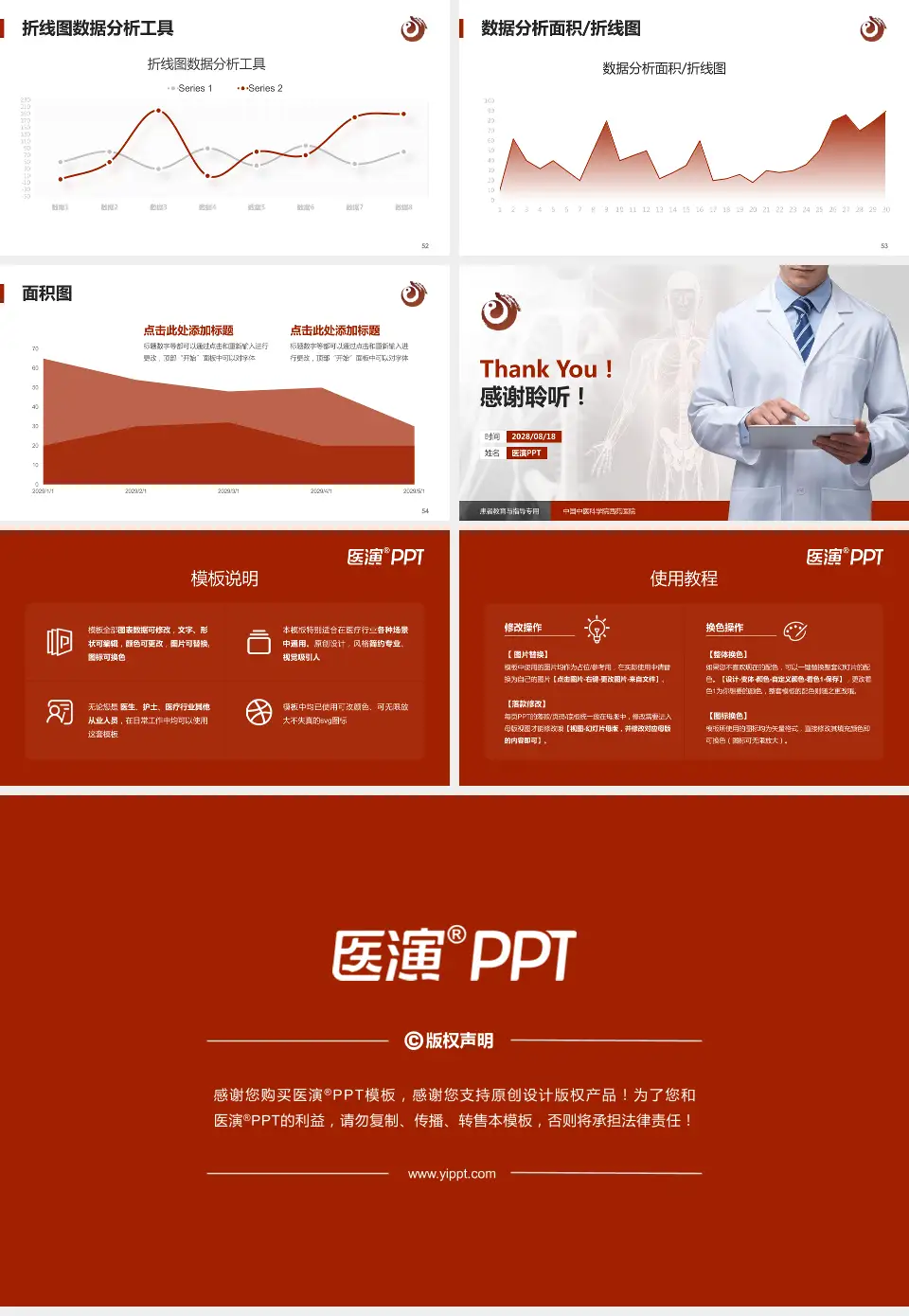 中国中医科学院西苑医院患者教育与指导PPT模板16:9格式幻灯片预览图7