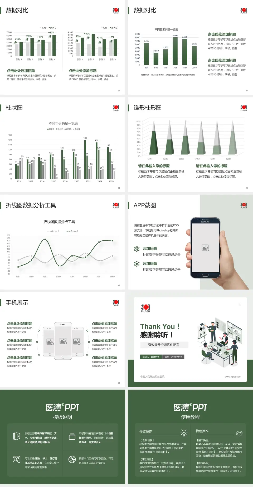 中国人民解放军总医院财务与预算报告PPT模板4:3格式幻灯片预览图4