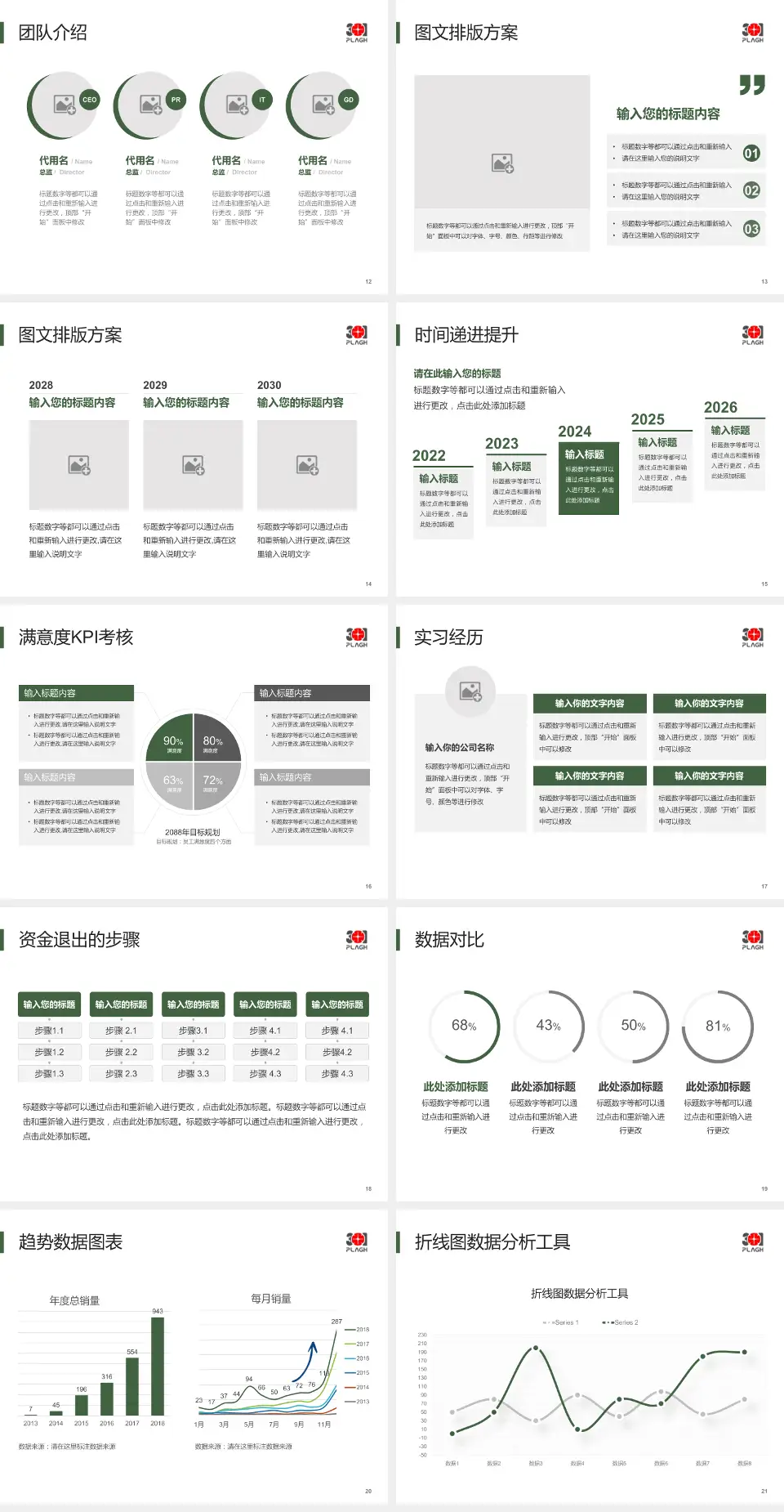中国人民解放军总医院第三医学中心培训与教育PPT模板4:3格式幻灯片预览图3