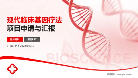 鄂钢医院项目申请与汇报PPT模板