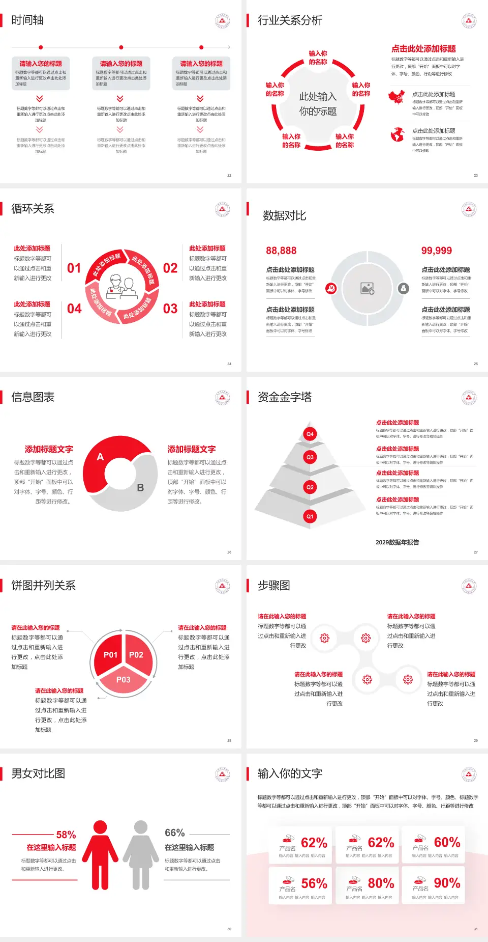 天津市人民医院医院管理报告PPT模板4:3格式幻灯片预览图4