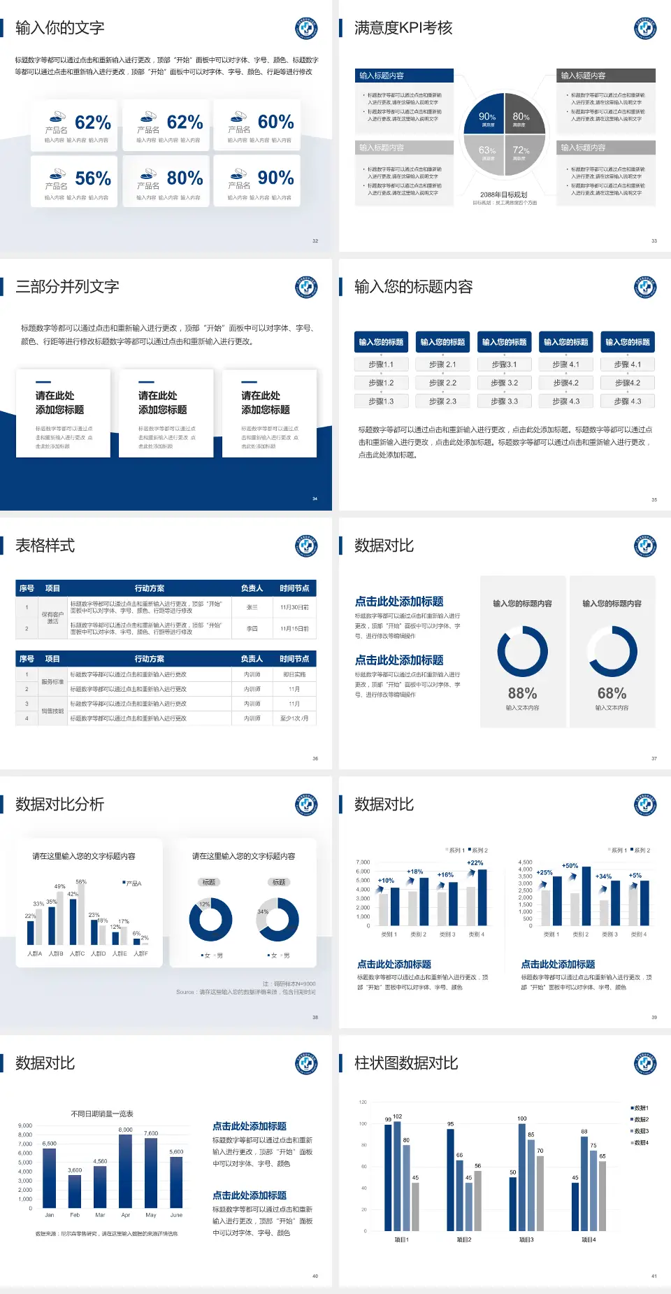 天津市第四中心医院科研成果展示PPT模板4:3格式幻灯片预览图5