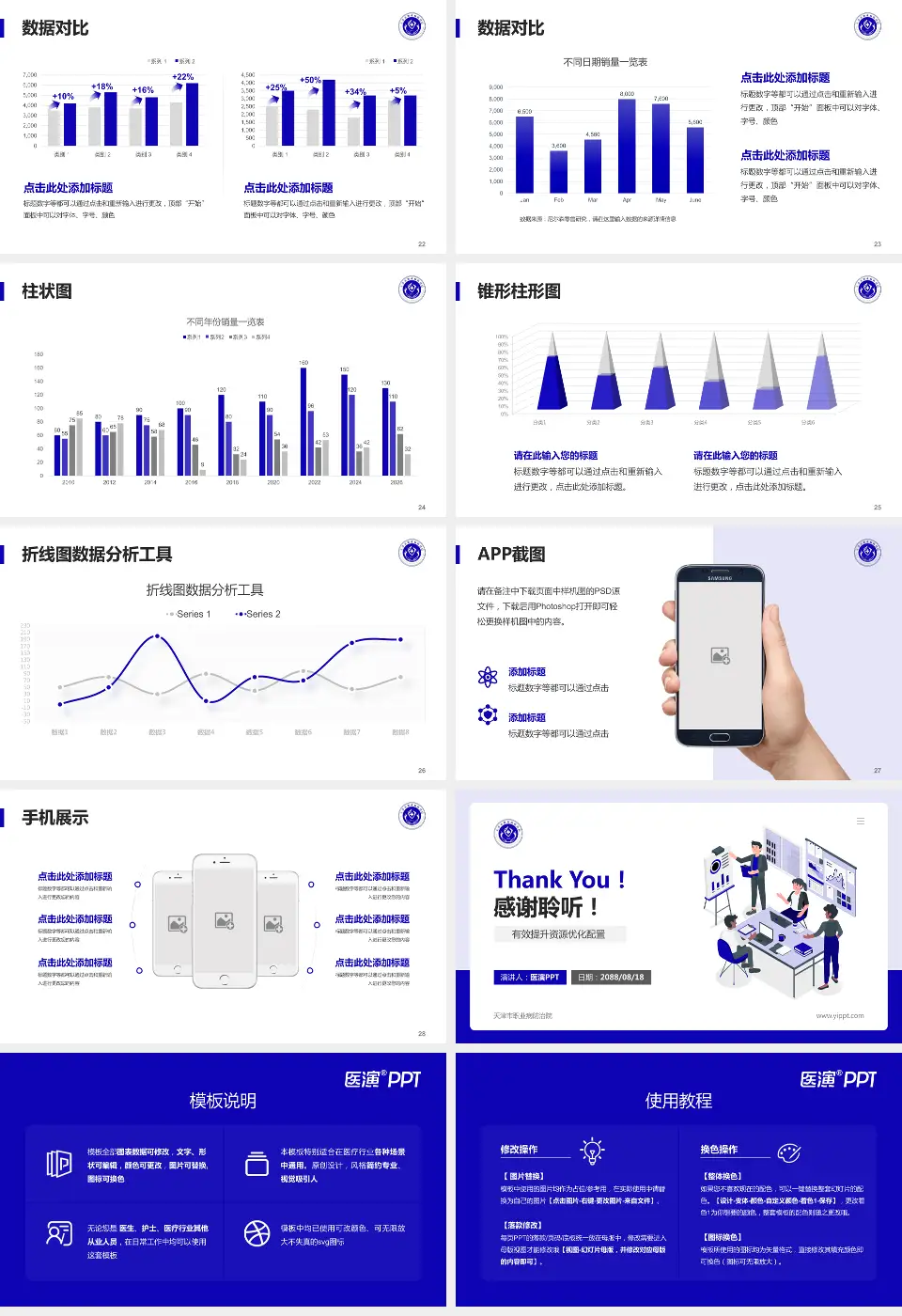 天津市职业病防治院财务与预算报告PPT模板16:9格式幻灯片预览图4