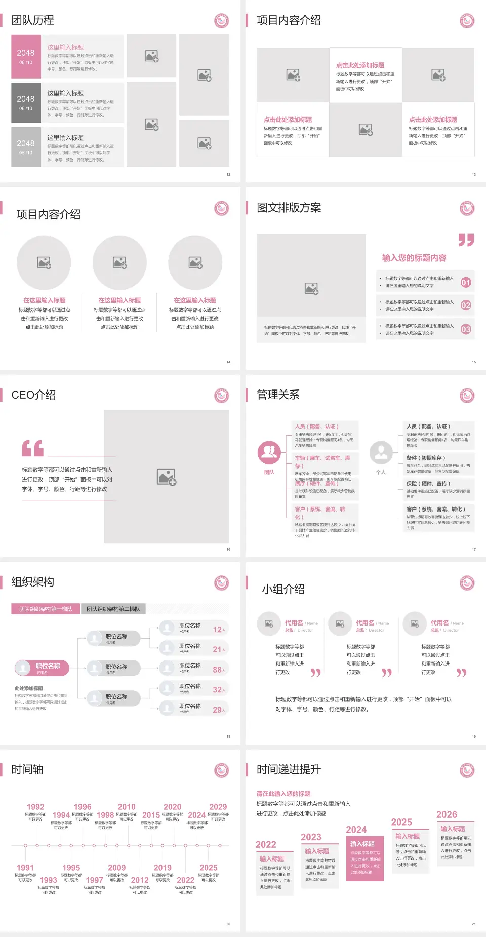 鄂州市妇幼保健院医院管理报告PPT模板4:3格式幻灯片预览图3