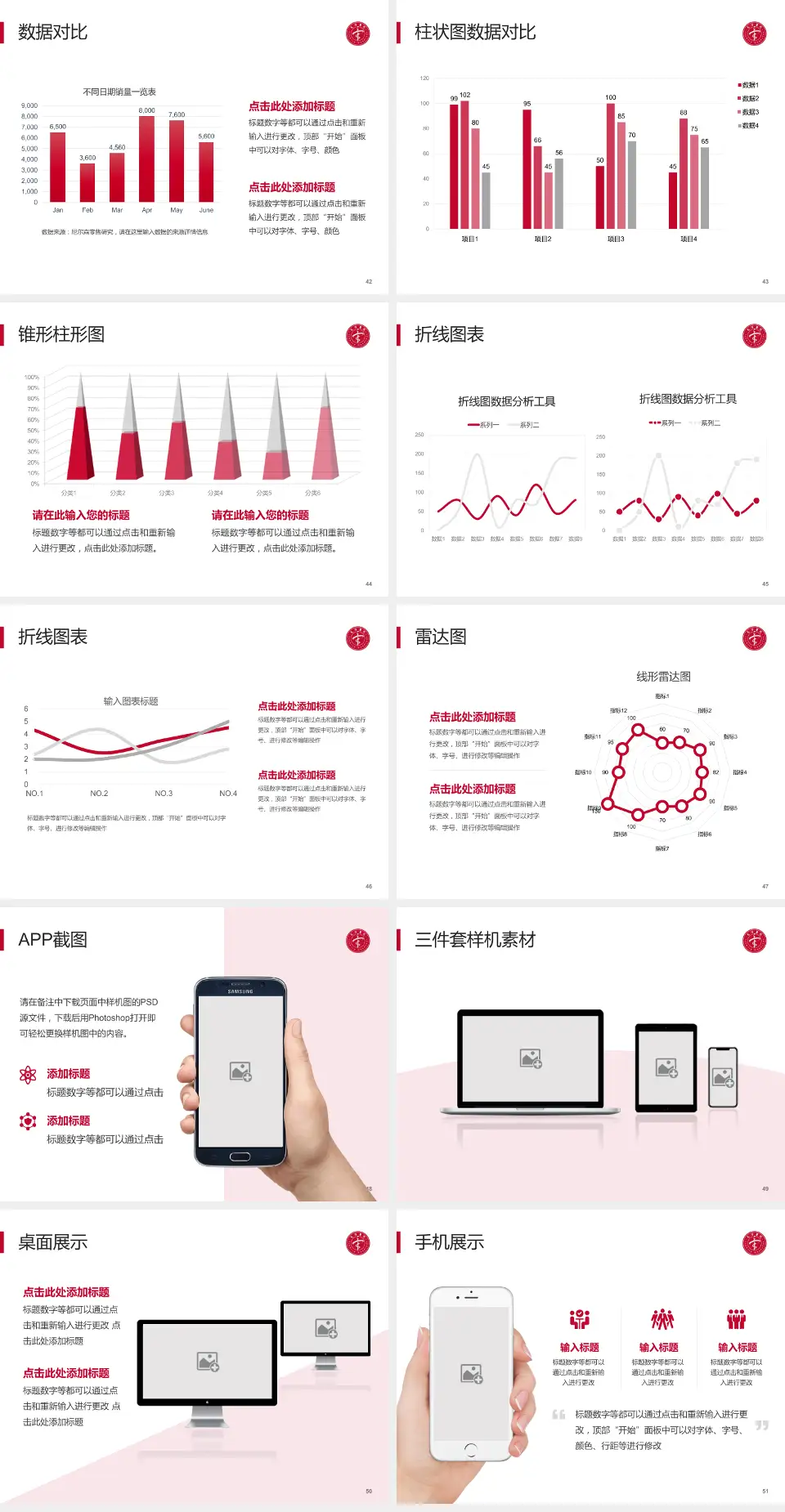 天津市天津医院（河西院区）医院管理报告PPT模板4:3格式幻灯片预览图6