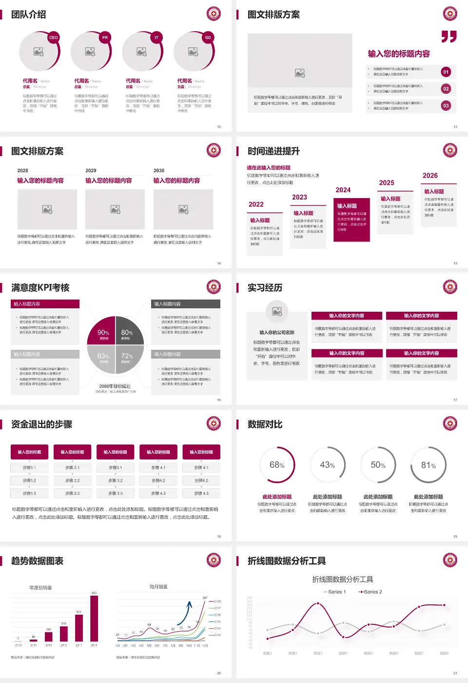 南开大学附属北辰医院培训与教育PPT模板16:9格式幻灯片预览图3
