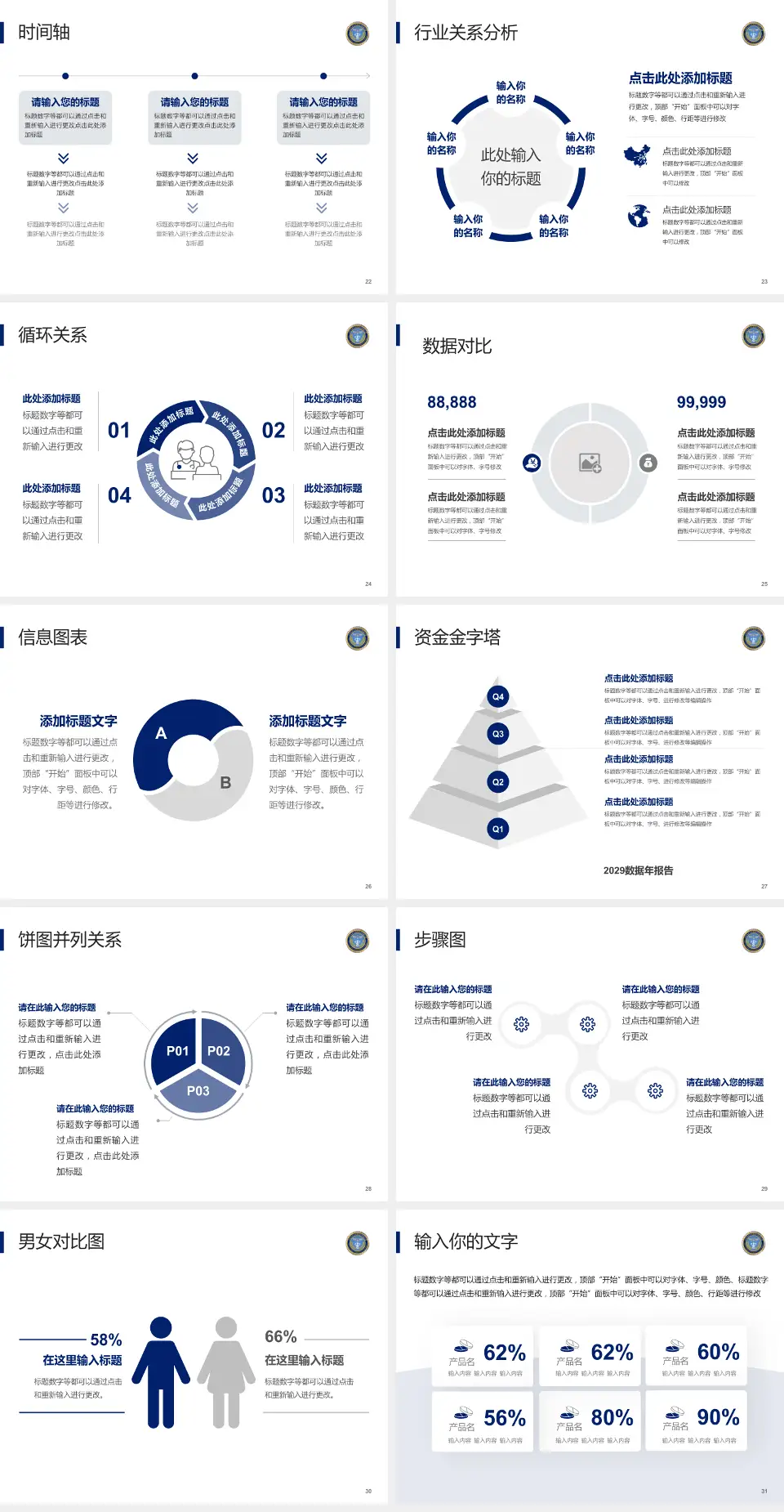 中国人民解放军空军航空医学研究所附属医院医院管理报告PPT模板4:3格式幻灯片预览图4