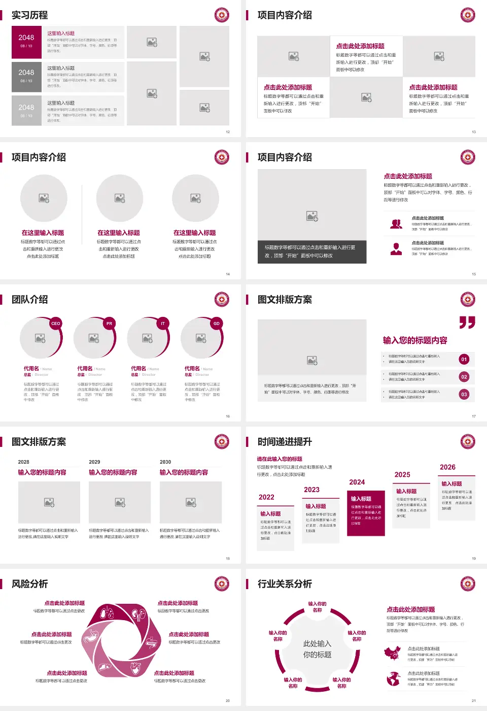 天津市北辰医院个人求职应聘简历PPT模板16:9格式幻灯片预览图3