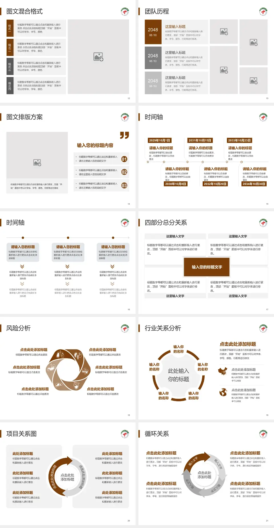 随州市中医医院项目申请与汇报PPT模板4:3格式幻灯片预览图3