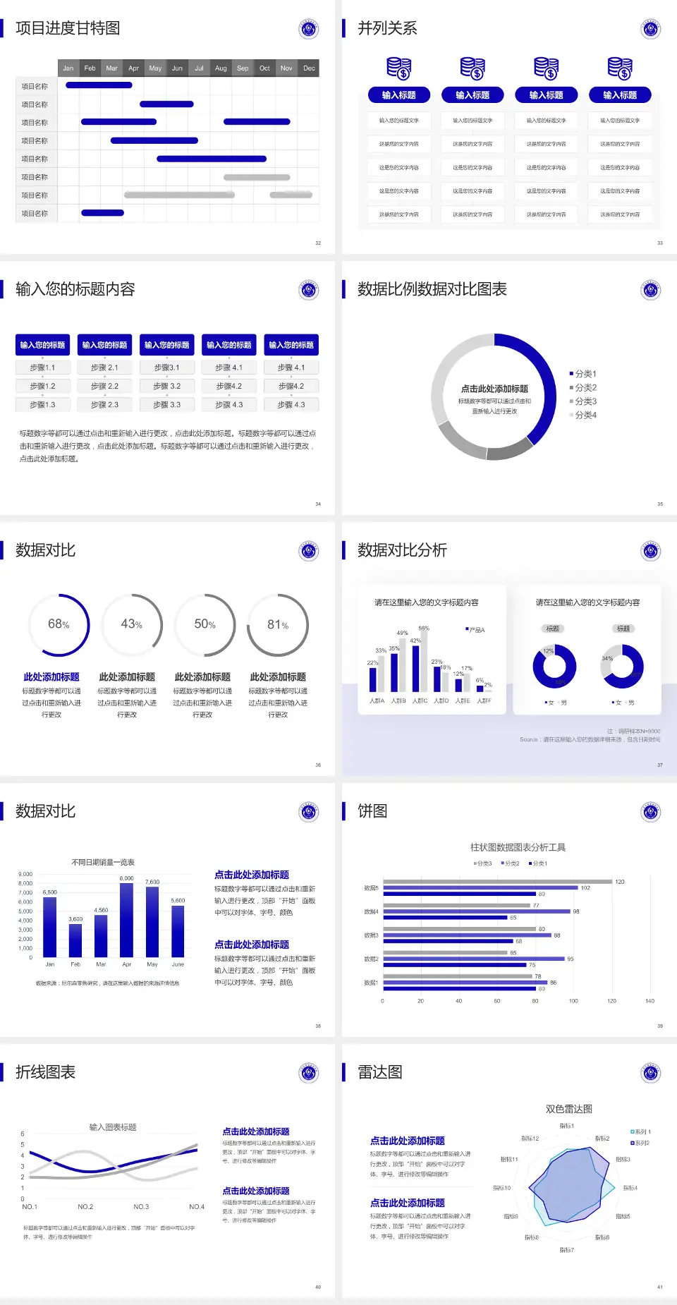 天津市职业病防治院项目申请与汇报PPT模板4:3格式幻灯片预览图5