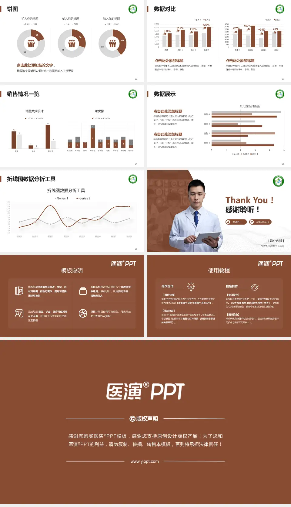天津市滨海新区中医医院病例分享与讨论PPT模板16:9格式幻灯片预览图4