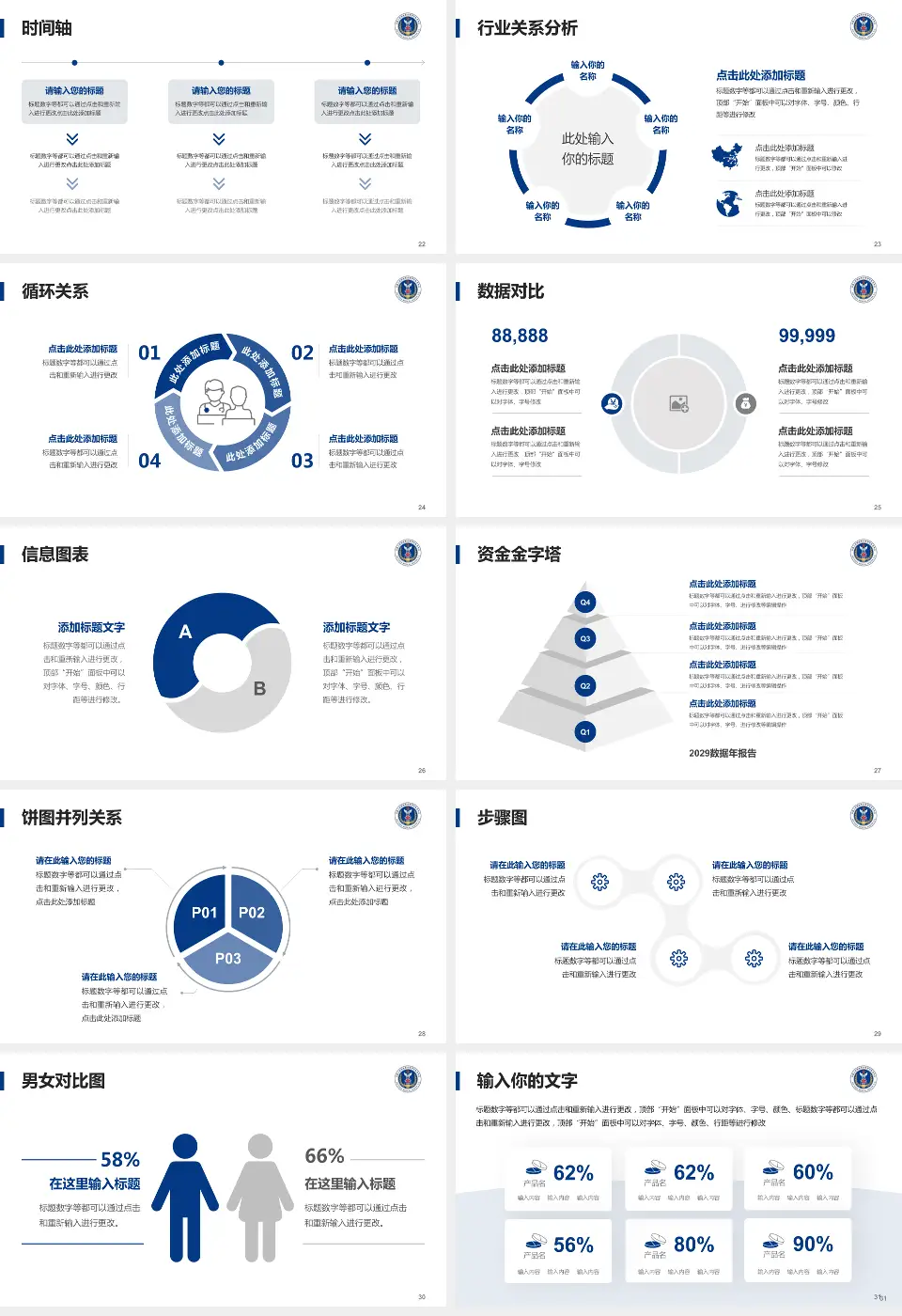中国人民解放军空军特色医学中心医院管理报告PPT模板16:9格式幻灯片预览图4