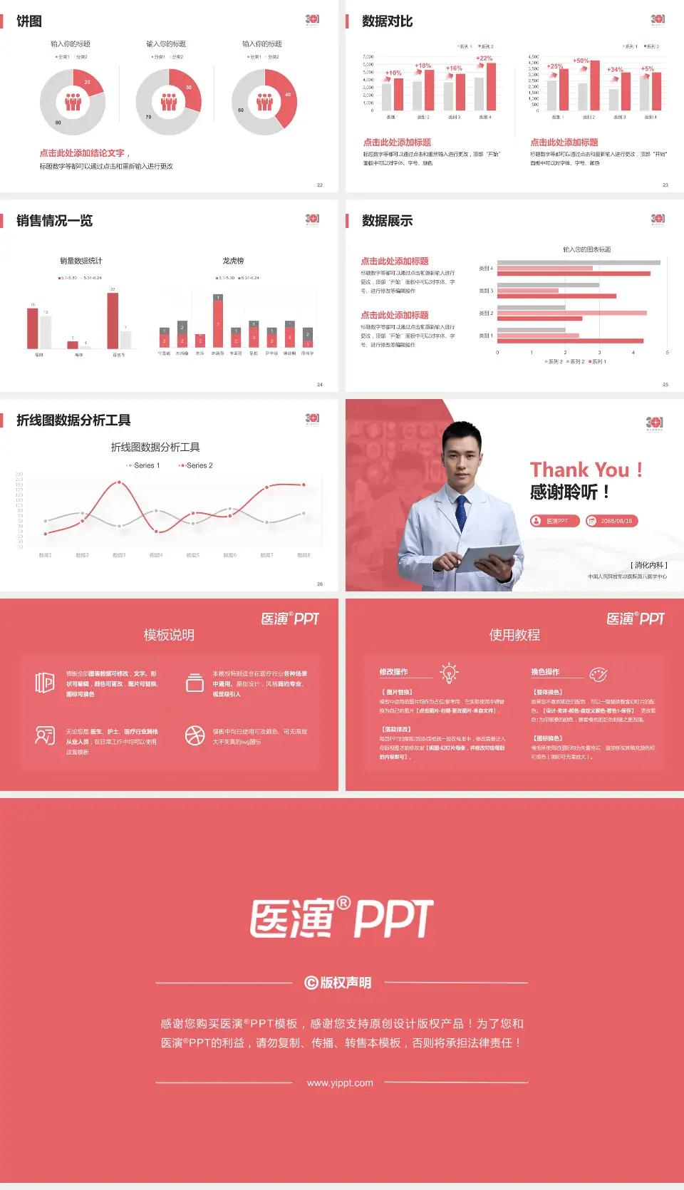 中国人民解放军总医院第八医学中心病例分享与讨论PPT模板16:9格式幻灯片预览图4