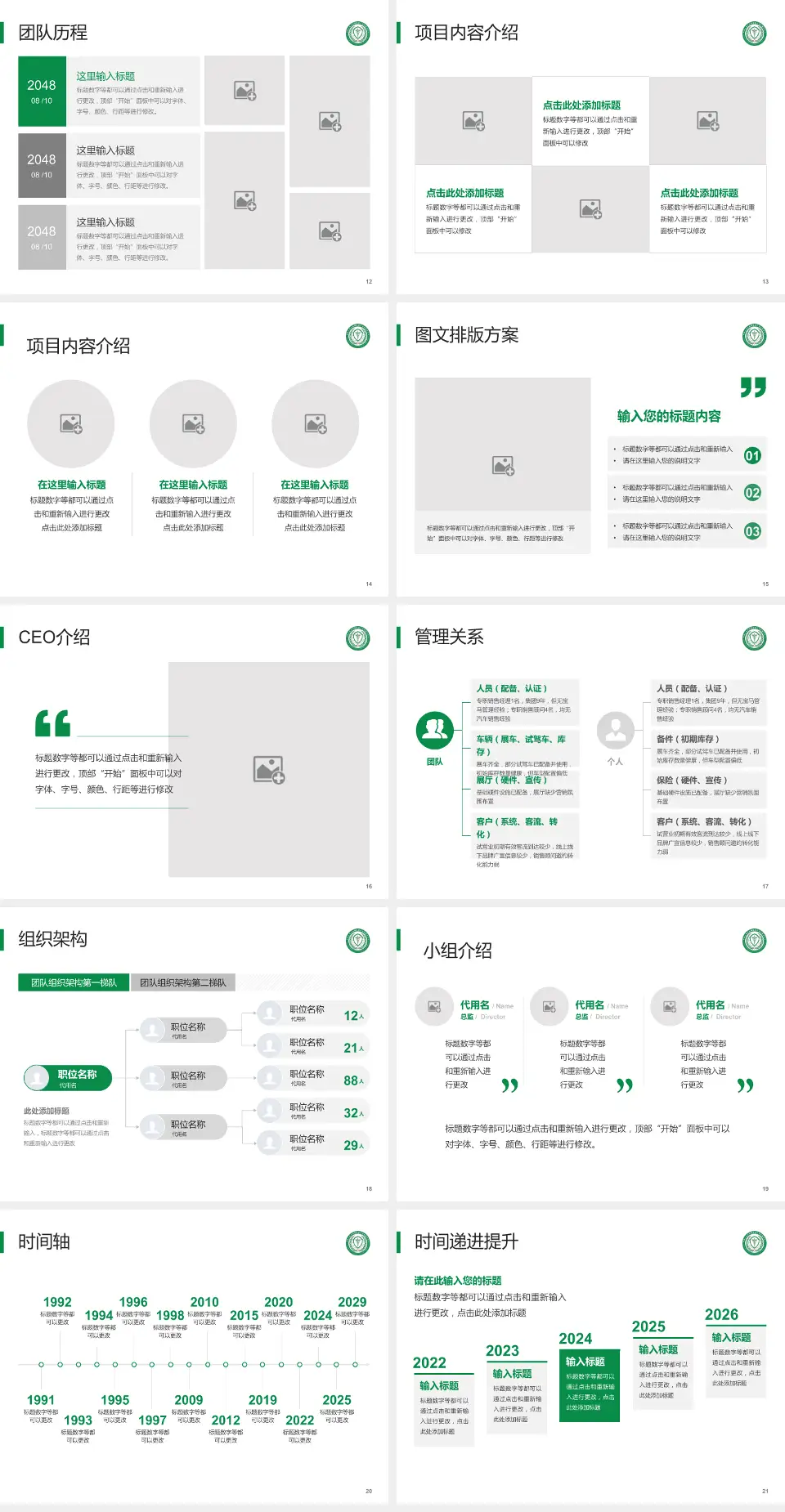 武警特色医学中心医院管理报告PPT模板4:3格式幻灯片预览图3