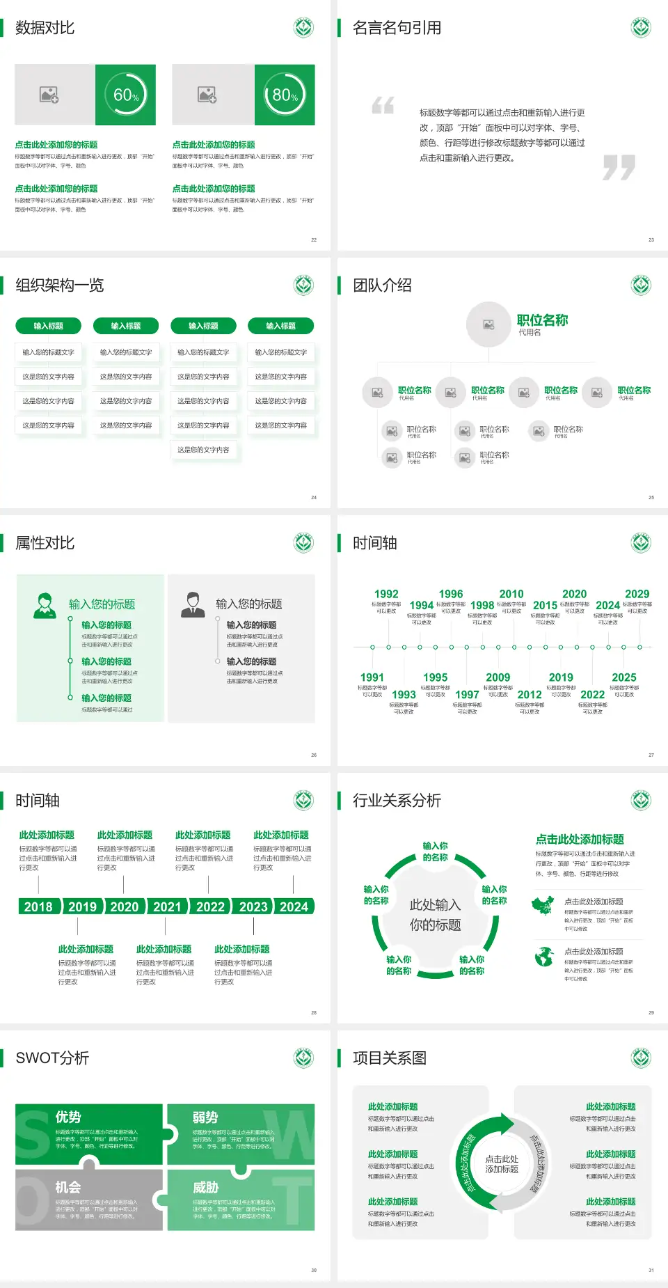 阳新县人民医院儒学城东院区医院简介/日常通用PPT模板4:3格式幻灯片预览图4