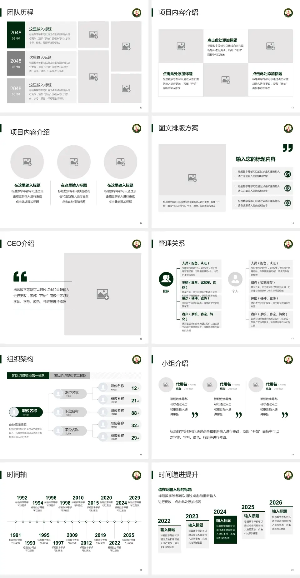 中国人民解放军火箭军总医院医院管理报告PPT模板4:3格式幻灯片预览图3