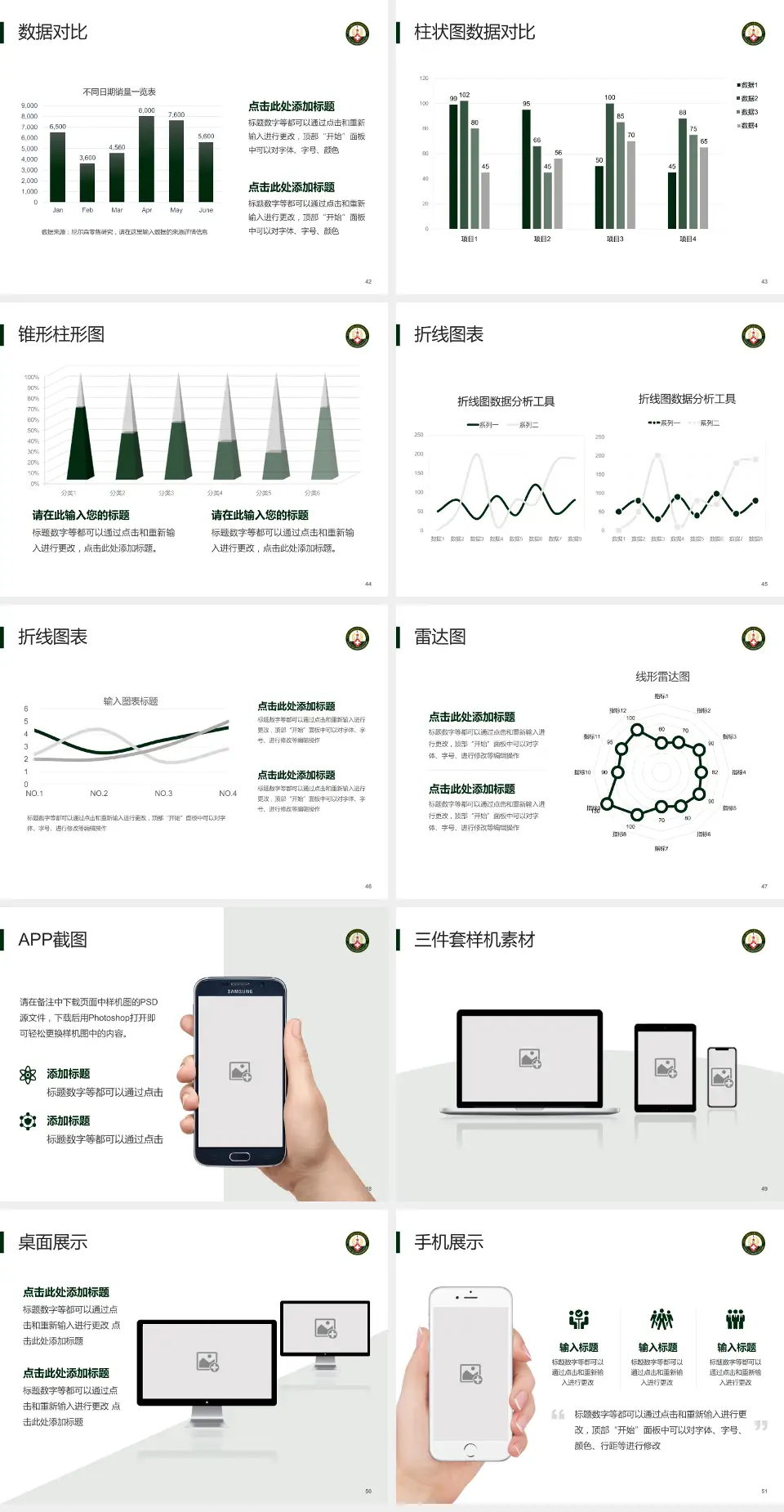 中国人民解放军火箭军总医院医院管理报告PPT模板4:3格式幻灯片预览图6