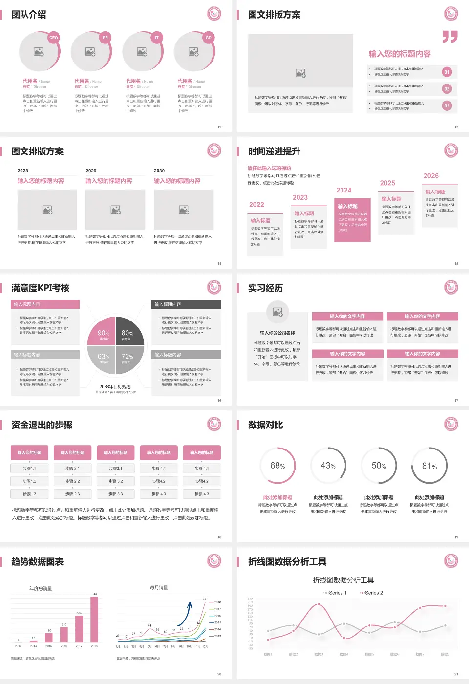鄂州市妇幼保健院培训与教育PPT模板16:9格式幻灯片预览图3