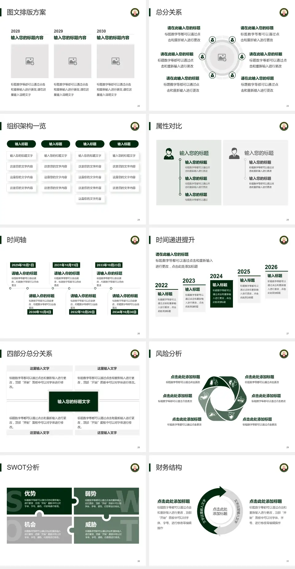 中国人民解放军火箭军总医院护理专业职业生涯规划PPT模板4:3格式幻灯片预览图4