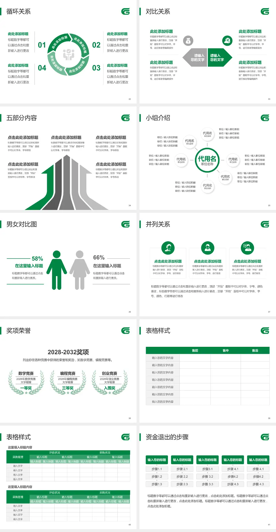荆州市中心医院医院简介/日常通用PPT模板4:3格式幻灯片预览图5