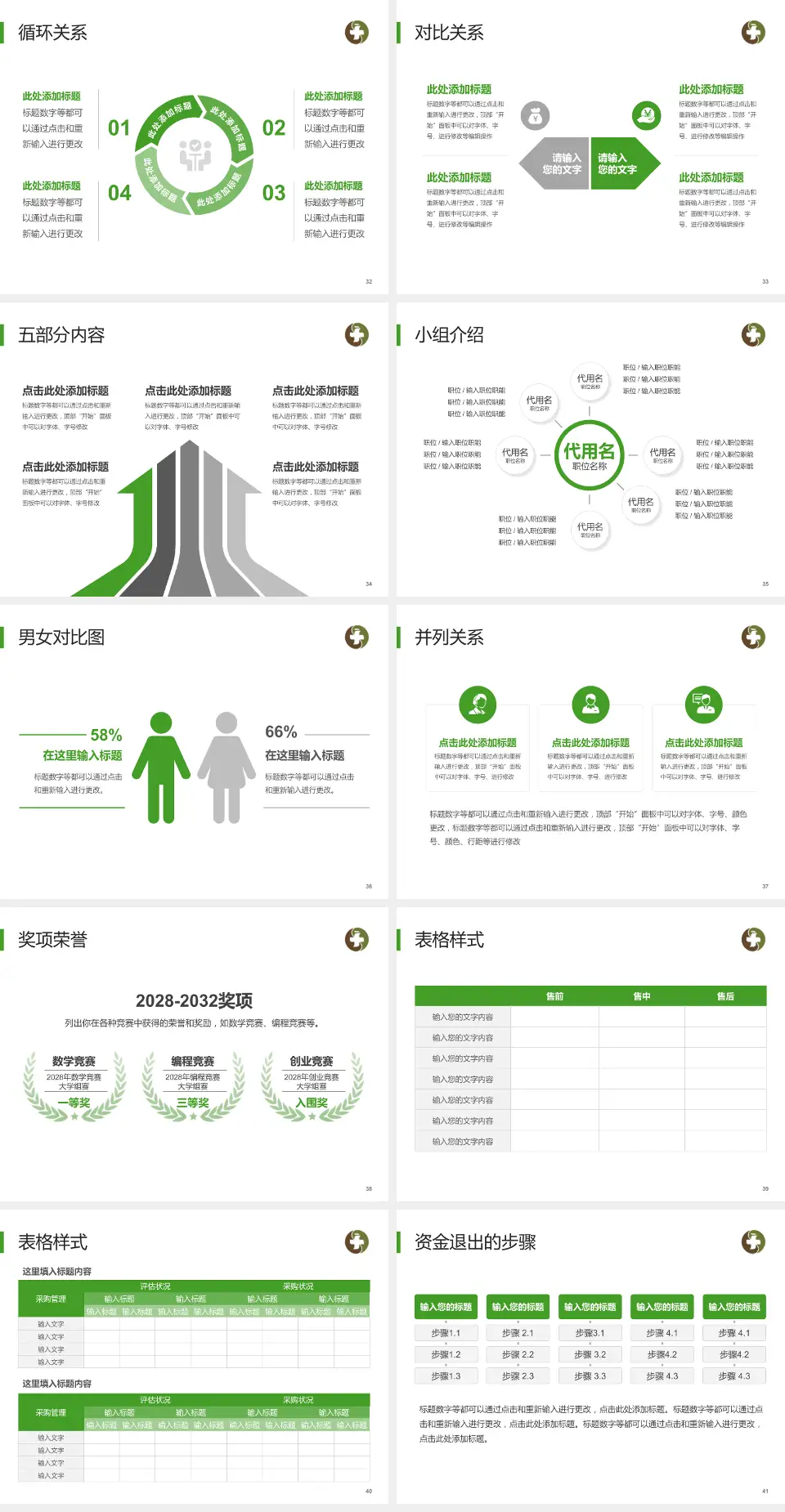 荆门市中医医院医院简介/日常通用PPT模板4:3格式幻灯片预览图5