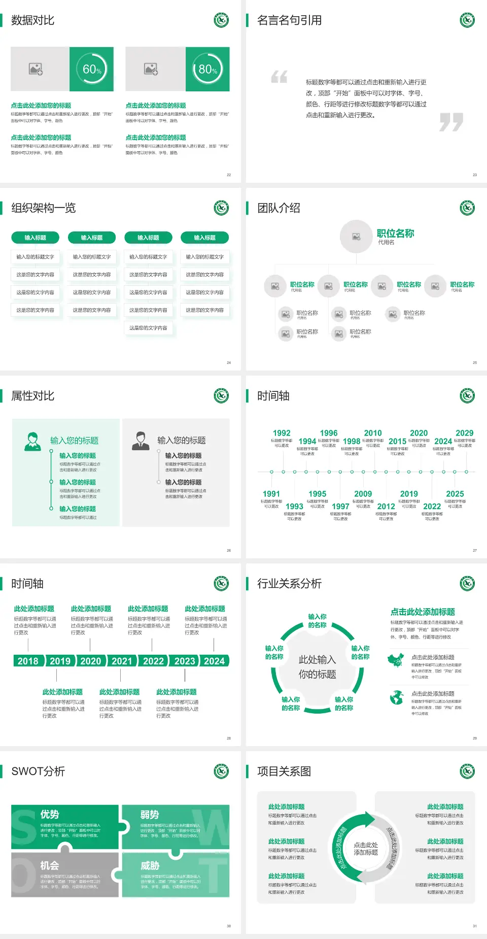 咸宁市中心医院医院简介/日常通用PPT模板4:3格式幻灯片预览图4