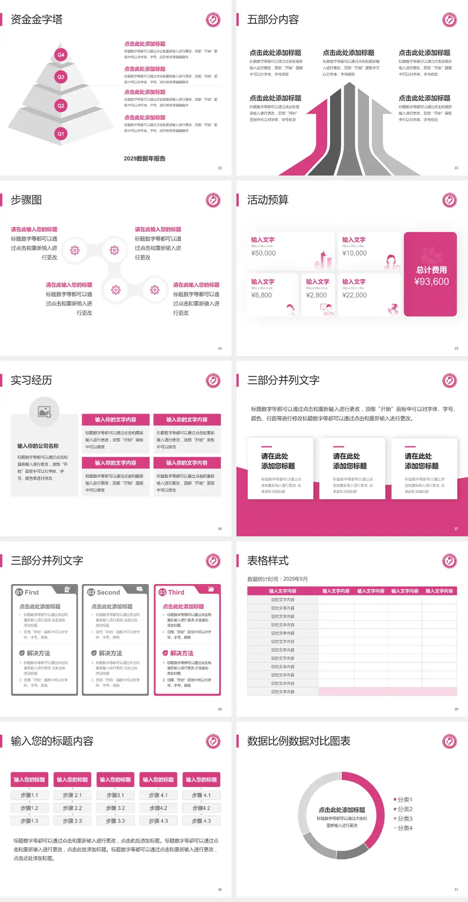 襄阳市妇幼保健院会议与研讨会PPT模板4:3格式幻灯片预览图4