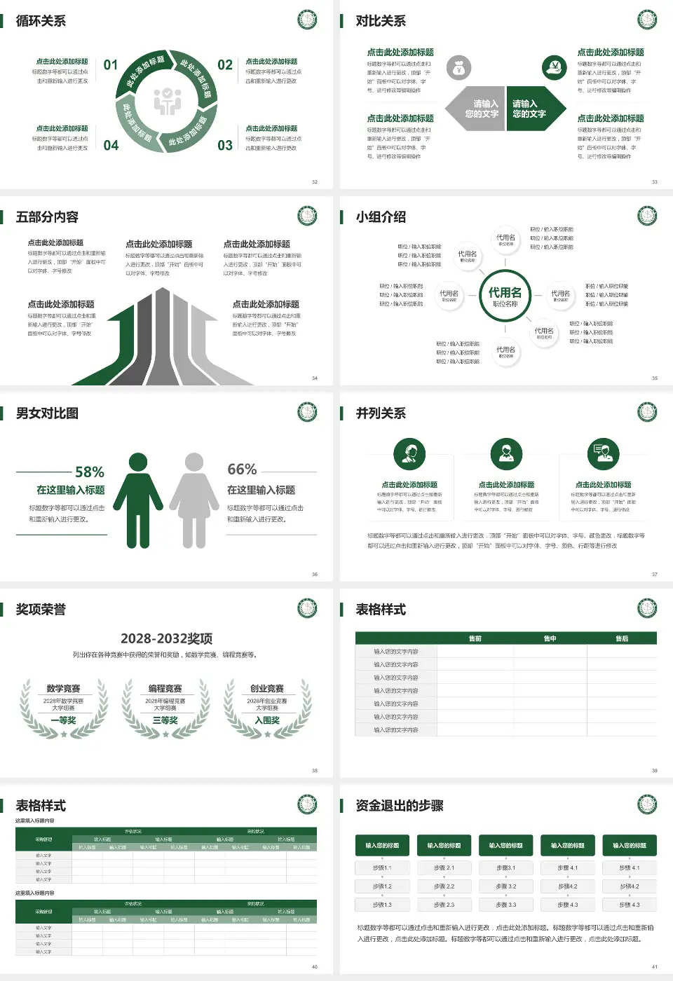 武汉市第八医院医院简介/日常通用PPT模板16:9格式幻灯片预览图5