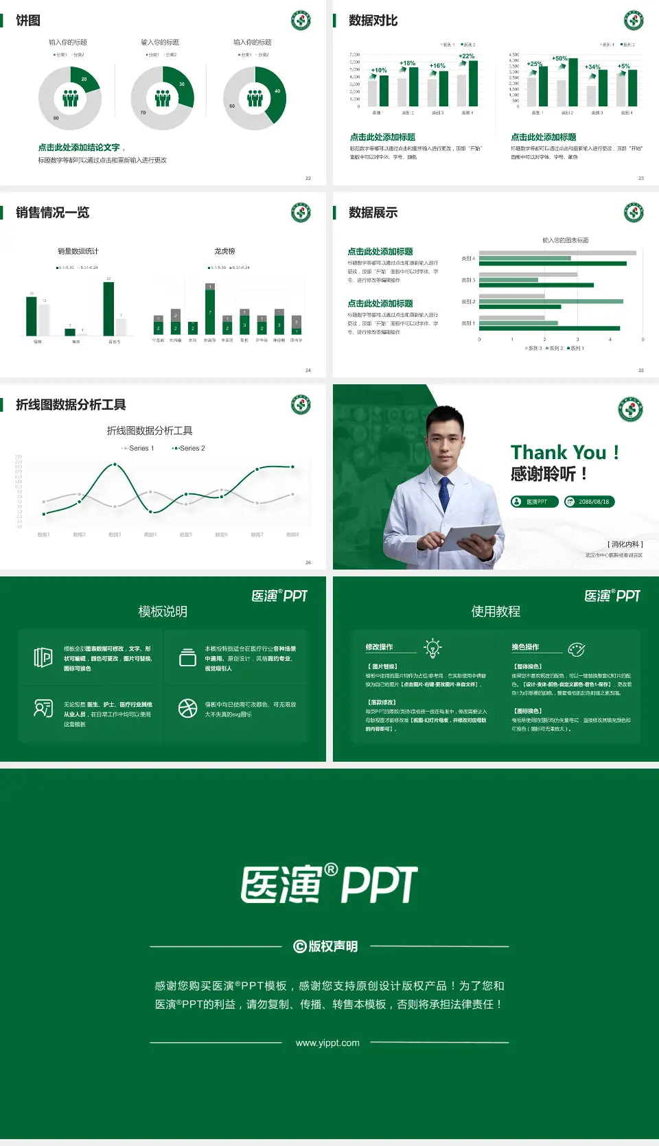 武汉市中心医院杨春湖院区病例分享与讨论PPT模板16:9格式幻灯片预览图4