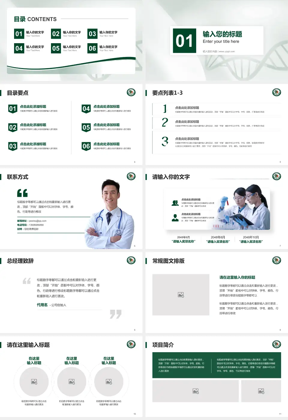 联勤保障部队第九九一医院项目申请与汇报PPT模板16:9格式幻灯片预览图2