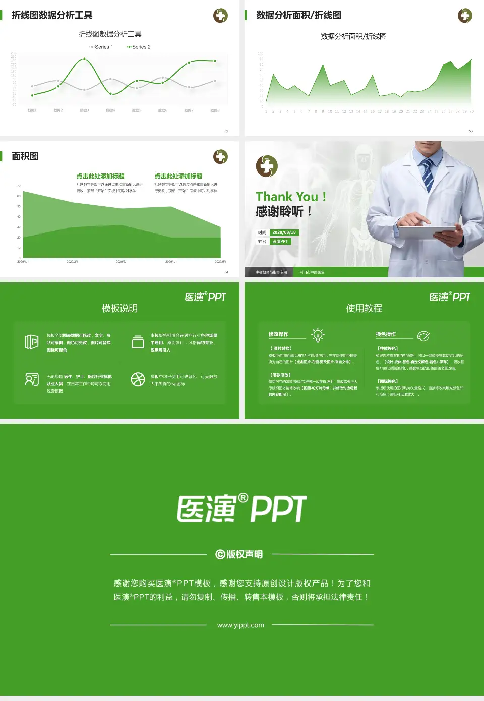 荆门市中医医院患者教育与指导PPT模板16:9格式幻灯片预览图7