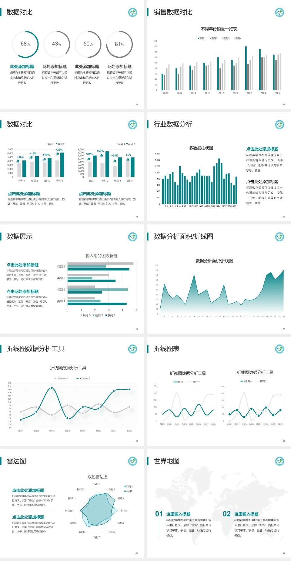 松滋市人民医院会议与研讨会PPT模板4:3格式幻灯片预览图5
