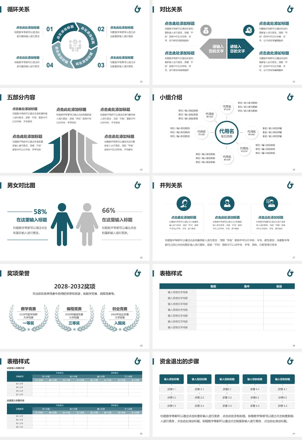 武汉市第六医院医院简介/日常通用PPT模板16:9格式幻灯片预览图5