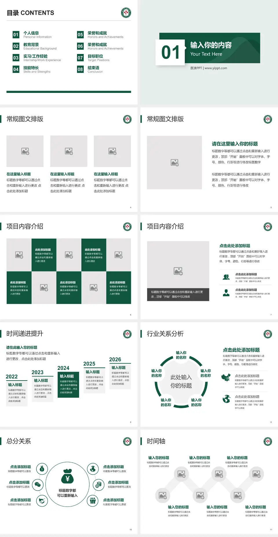 武汉市汉口医院财务与预算报告PPT模板4:3格式幻灯片预览图2