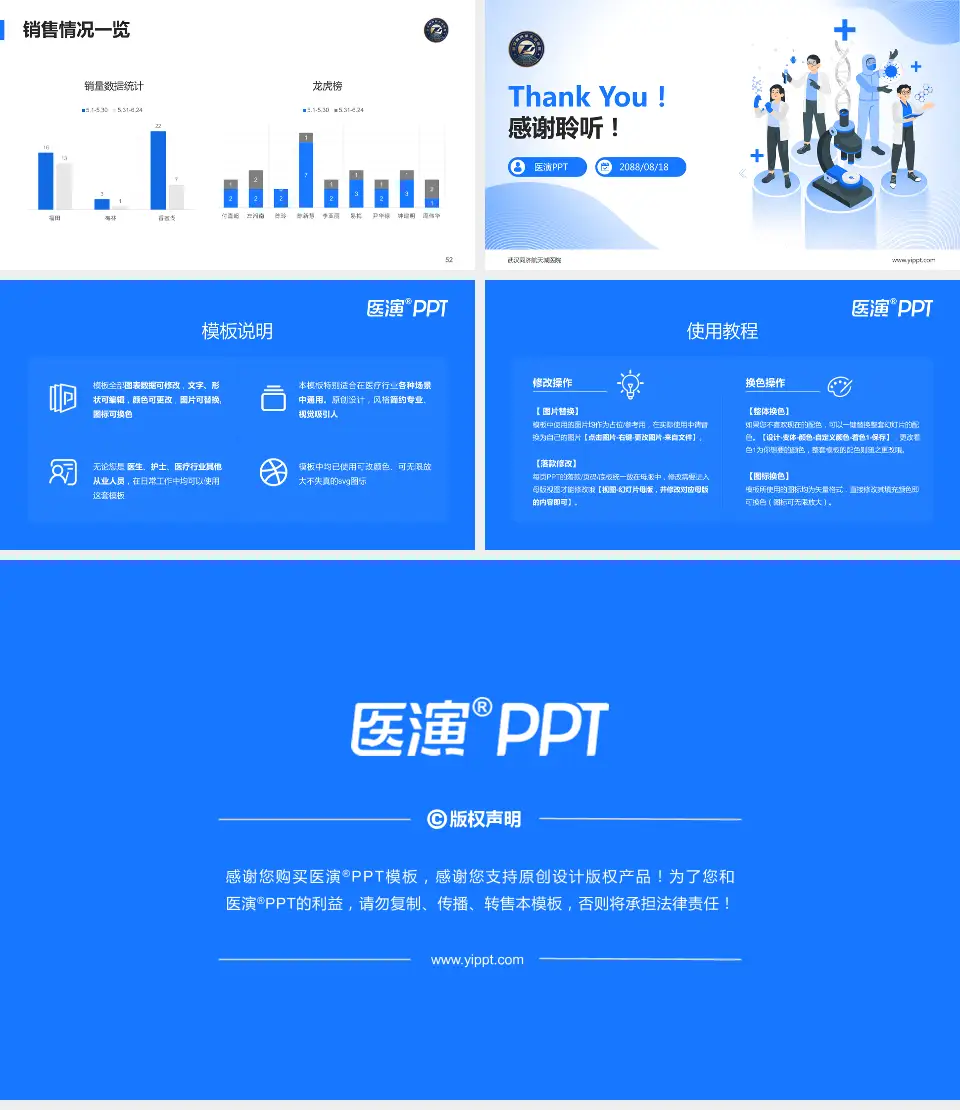 武汉同济航天城医院品管圈PDCA演示专用PPT模板16:9格式幻灯片预览图7