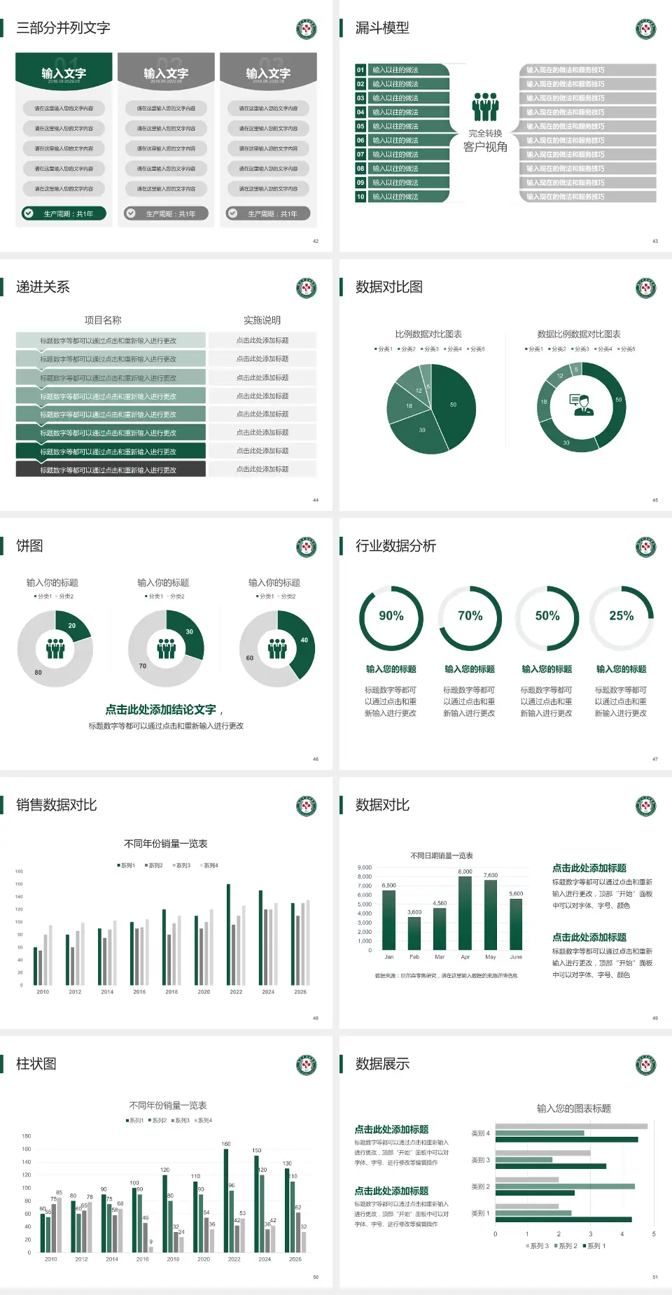 武汉市汉口医院患者教育与指导PPT模板4:3格式幻灯片预览图6