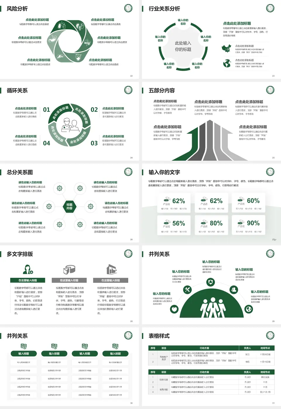 武汉市第八医院科室介绍与推广PPT模板16:9格式幻灯片预览图4