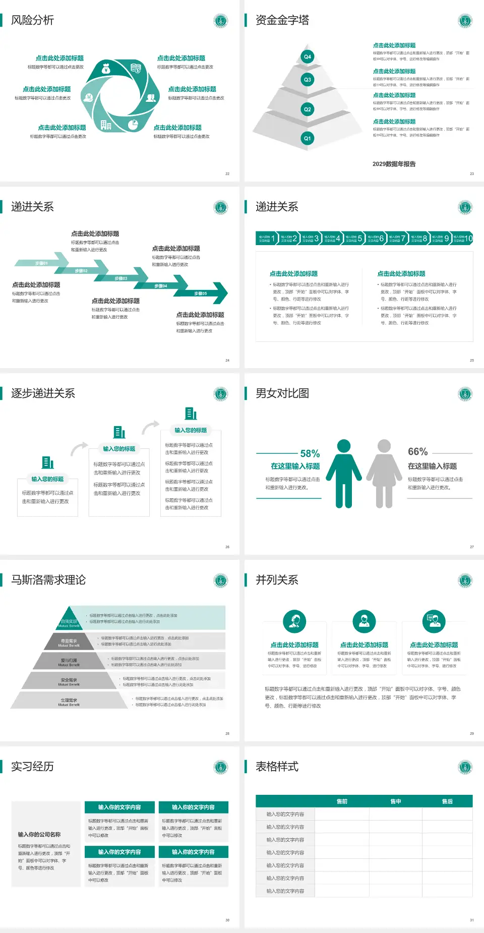华中科技大学同济医学院附属协和医院肿瘤中心项目申请与汇报PPT模板4:3格式幻灯片预览图4