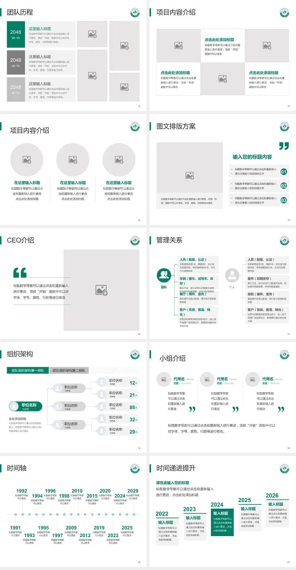 武汉市武昌医院南湖院区医院管理报告PPT模板4:3格式幻灯片预览图3