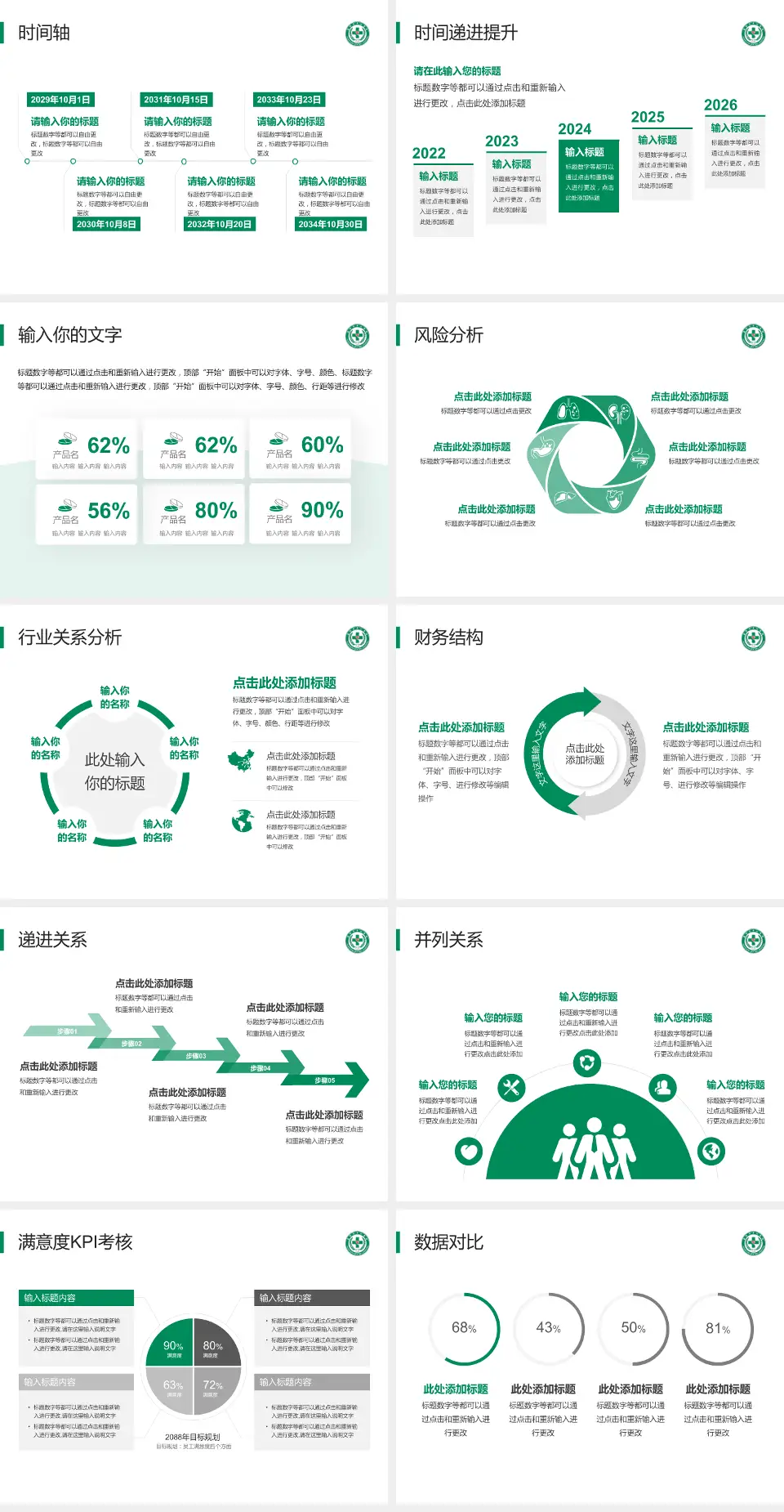 襄阳市中心医院北院区病例分享与讨论PPT模板4:3格式幻灯片预览图3
