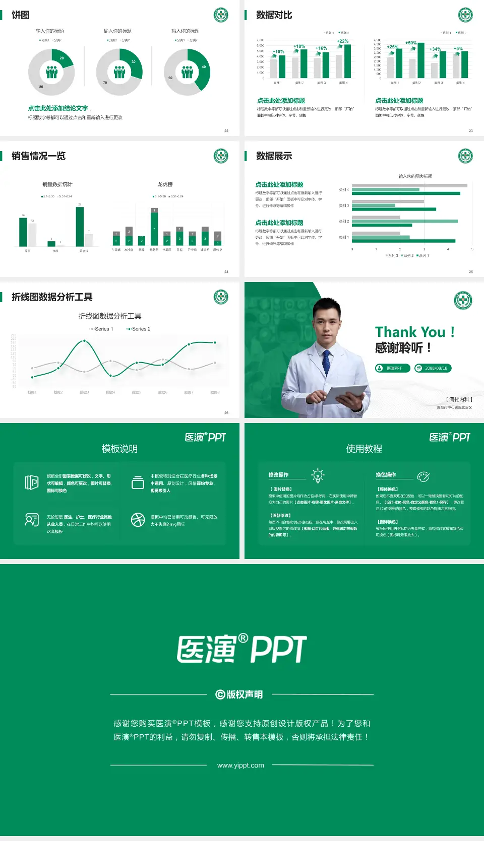 襄阳市中心医院北院区病例分享与讨论PPT模板16:9格式幻灯片预览图4