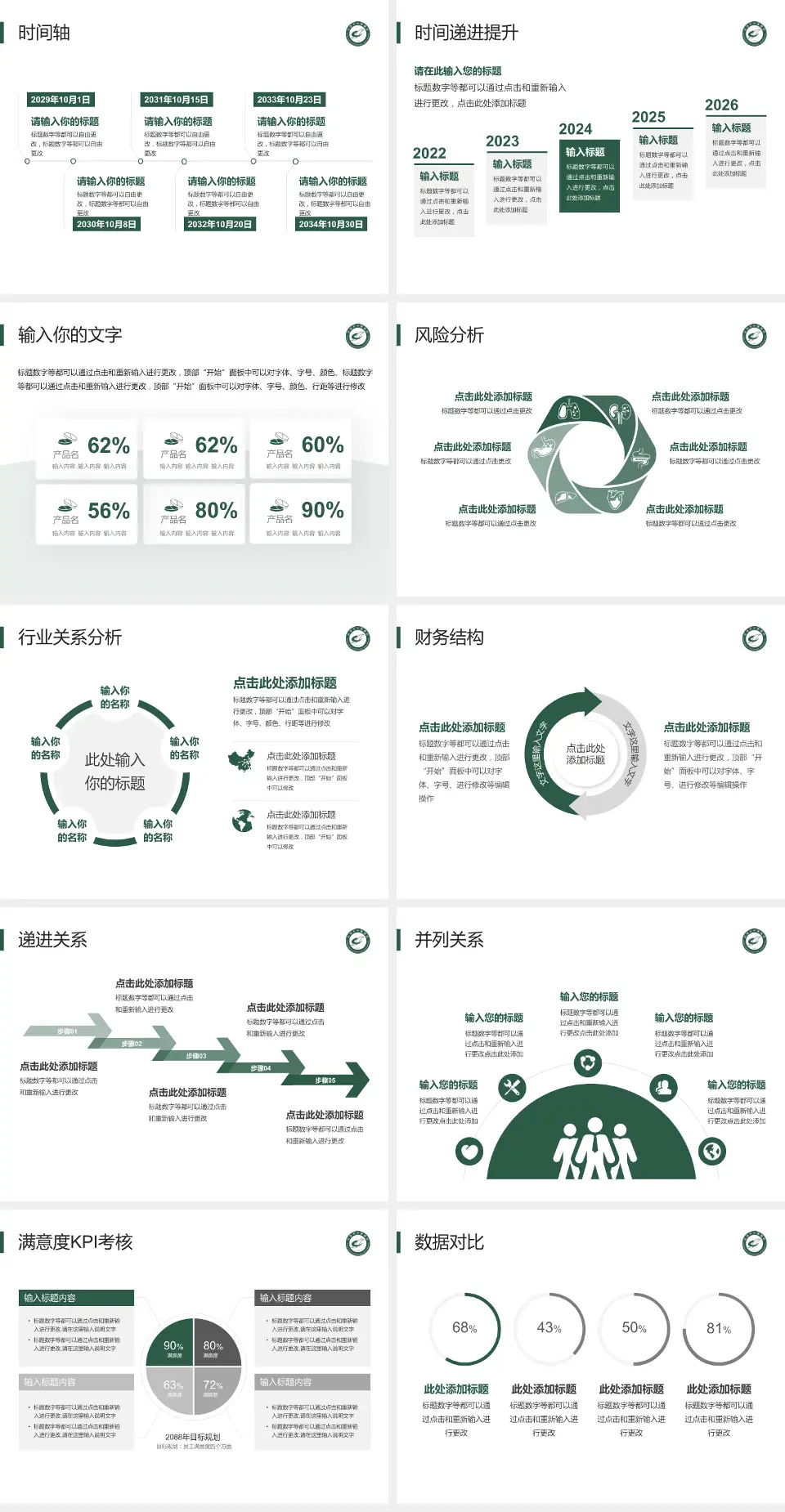 武汉市中医医院病例分享与讨论PPT模板4:3格式幻灯片预览图3