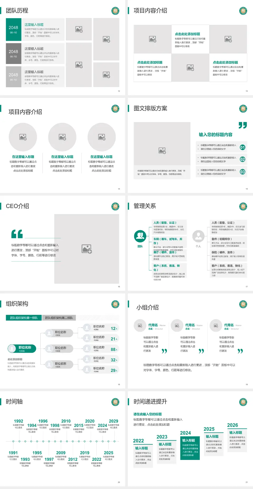 武汉市第三医院首义院区医院管理报告PPT模板4:3格式幻灯片预览图3
