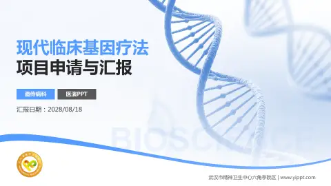 武汉市精神卫生中心六角亭院区项目申请与汇报PPT模板