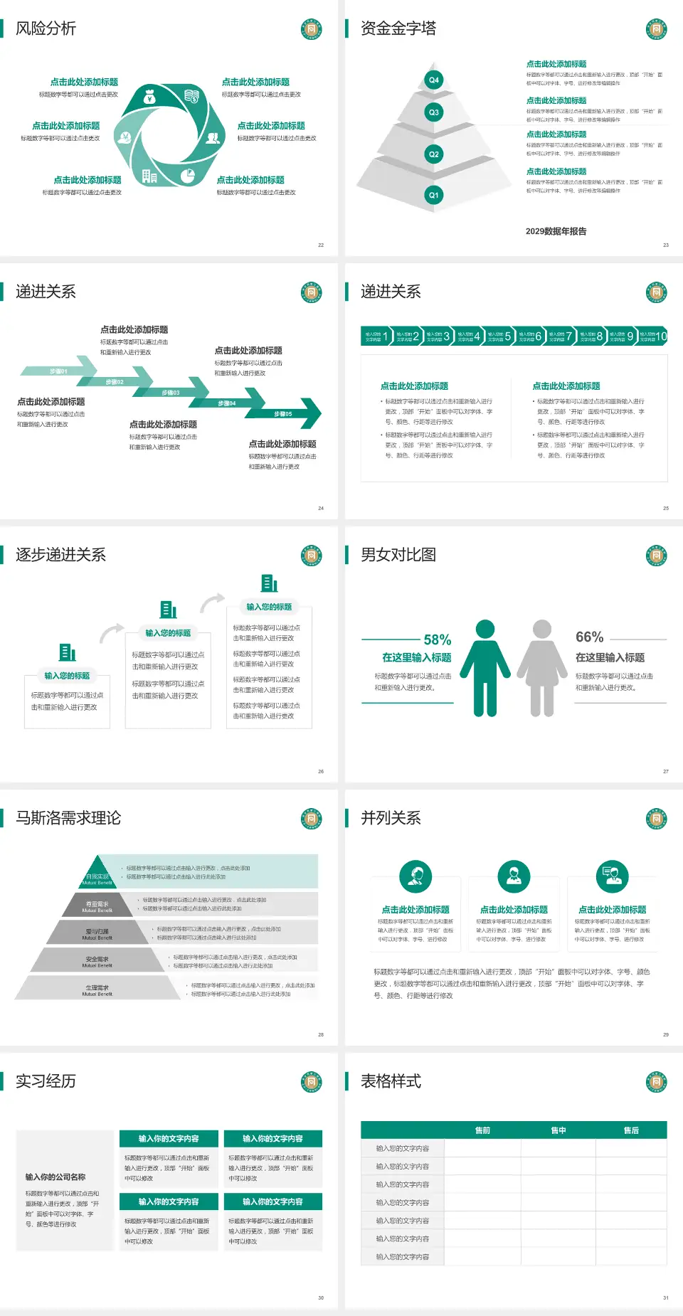 武汉市第三医院首义院区项目申请与汇报PPT模板4:3格式幻灯片预览图4