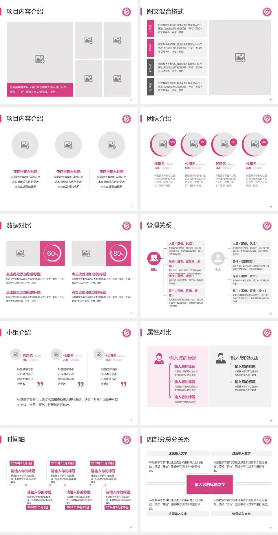 襄阳市妇幼保健院科室介绍与推广PPT模板4:3格式幻灯片预览图3