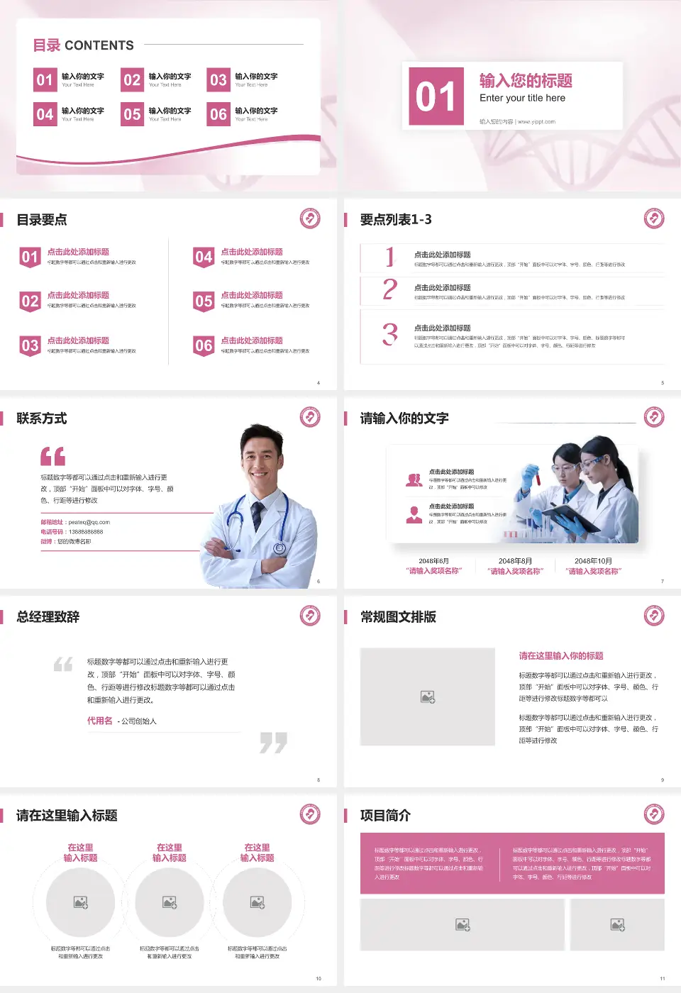 宜昌市妇幼保健院项目申请与汇报PPT模板16:9格式幻灯片预览图2