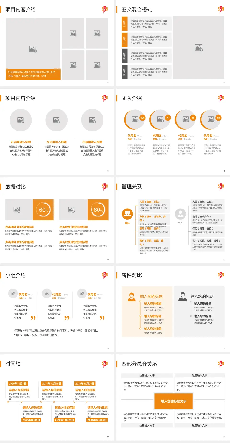 武汉市第一医院利济路院区科室介绍与推广PPT模板4:3格式幻灯片预览图3