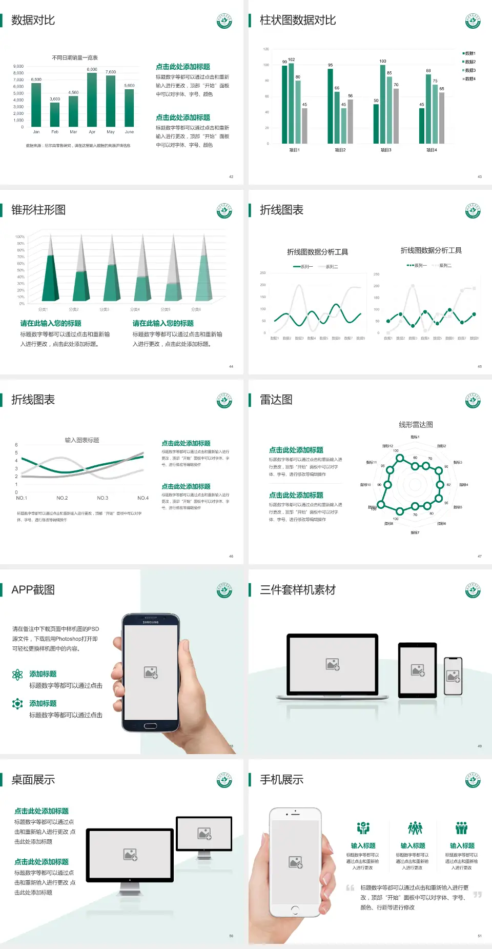 武汉市武昌医院西区医院管理报告PPT模板4:3格式幻灯片预览图6